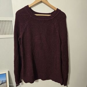 Old Navy Textured Violet Sweater Size M Tall